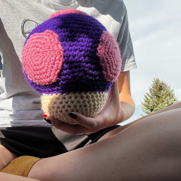 Bestseller Hand Crocheted Super Mario Mushrooms! RESTOCKED - Picture 9 of 14